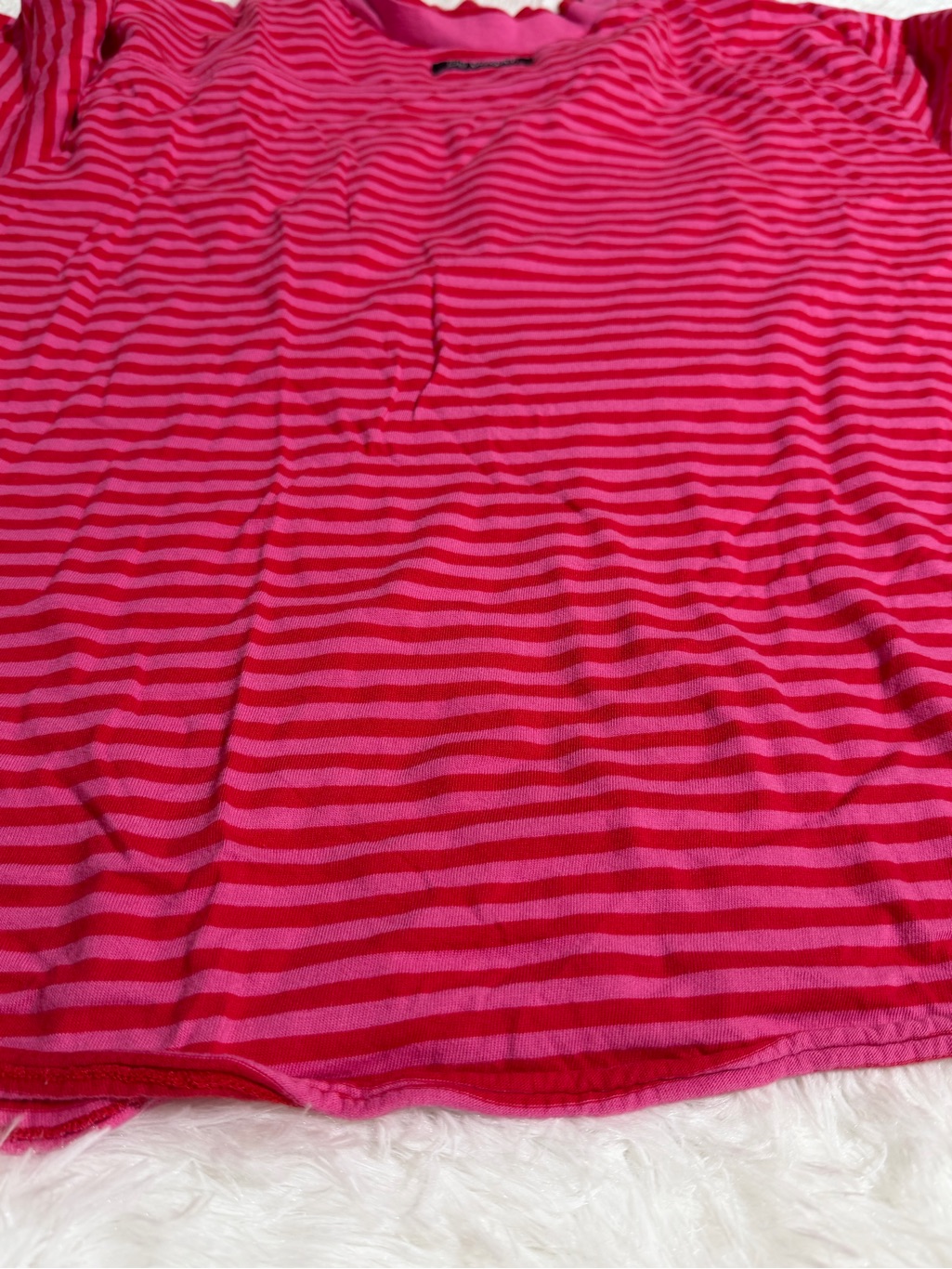 Dairy Boy Xl/Xxl Striped The Big Tee Mini Short Pink Picnic Stripe Matching Set — image 5 of 8